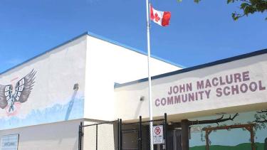 Exterior image of John Maclure Elementary School