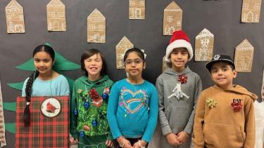 Dormick Park Elementary Kids in Christmas Spirit Week