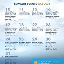 Ready, Set, Learn dates and time for July 2024